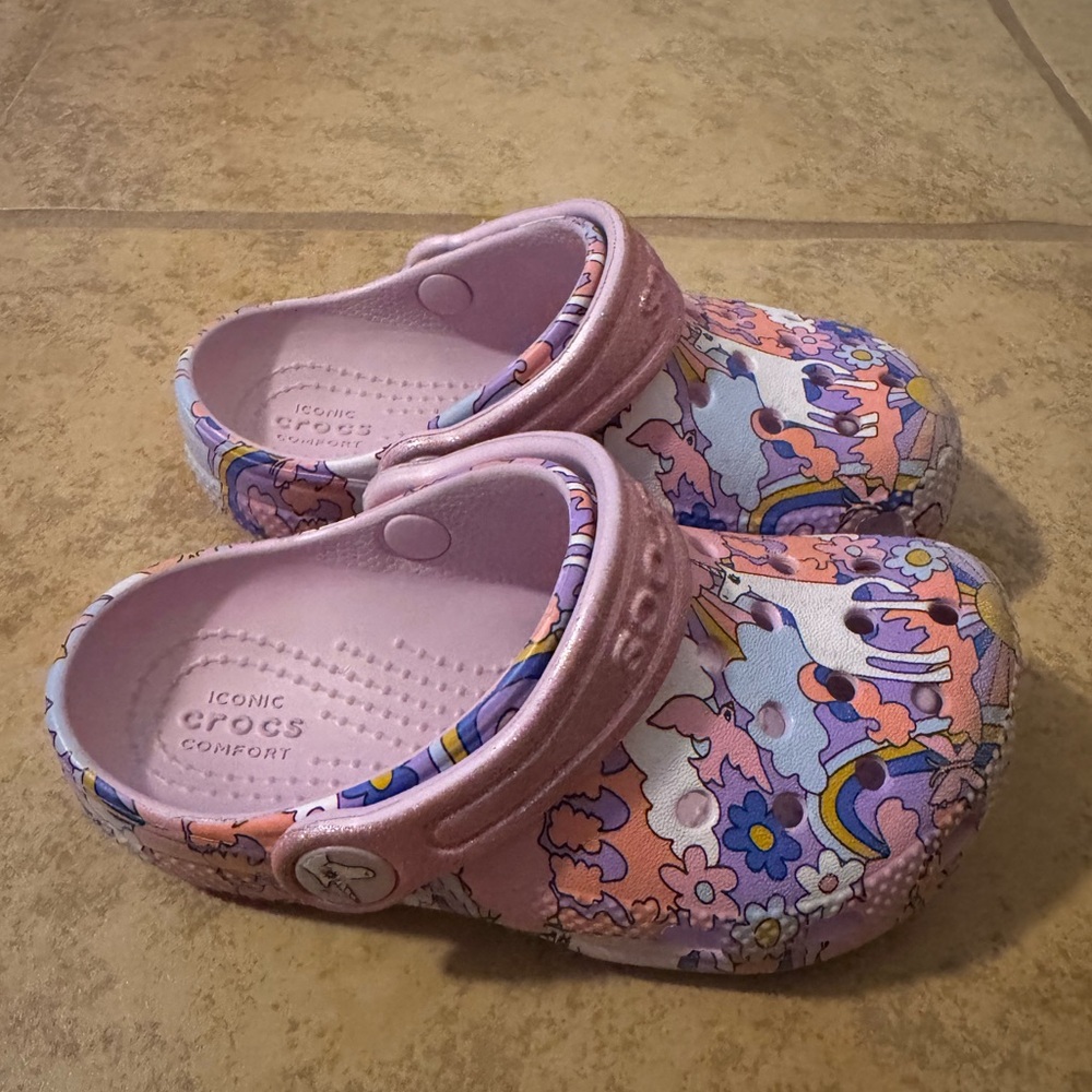 Crocs Classic Fairytale Creature Clog - Baby / Toddler - Ballerina Pink
